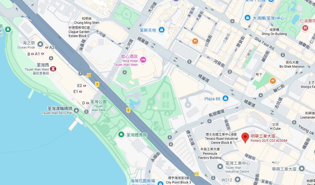 明華工業大廈地圖